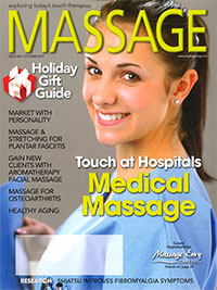 Massage Magazine October 2013 Cover